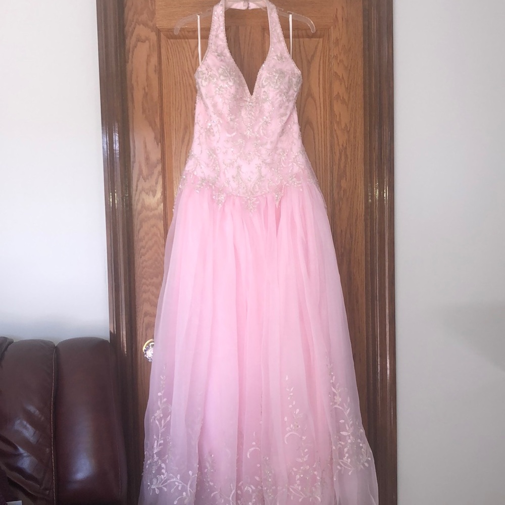 Pink prom dress